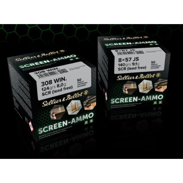 .30-06Sprg. Sreen Ammo 124gr/8g SCR Sellier&Bellot 50ks